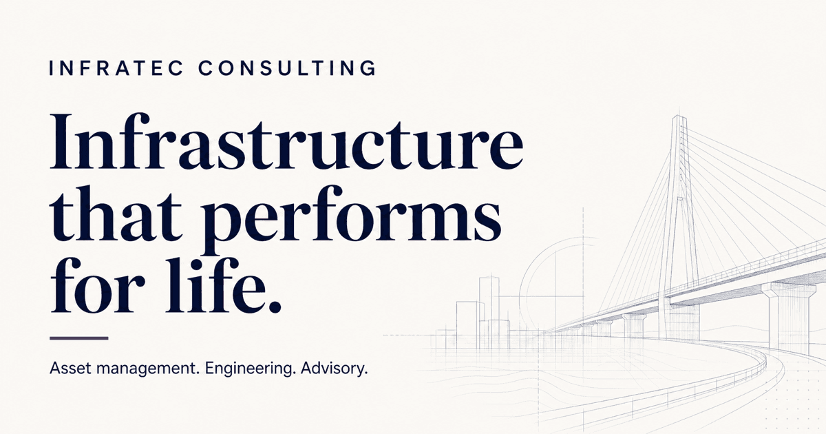 Infratec Consulting original infrastructure brand artwork